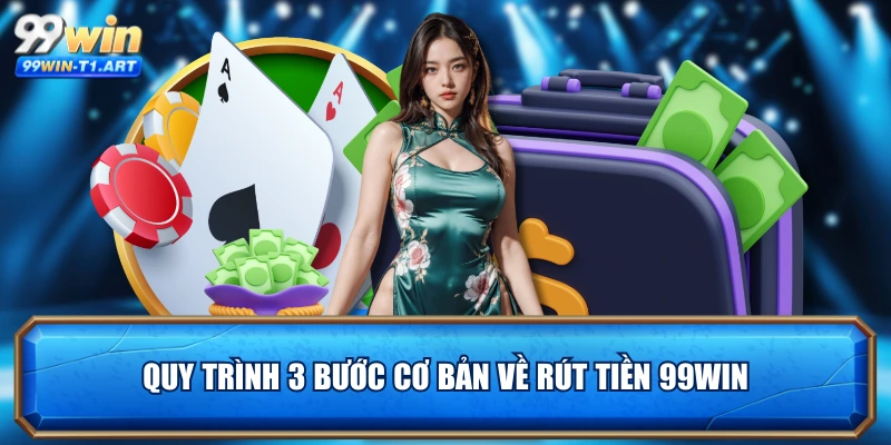 Quy trình 3 bước cơ bản về rút tiền 99WIN