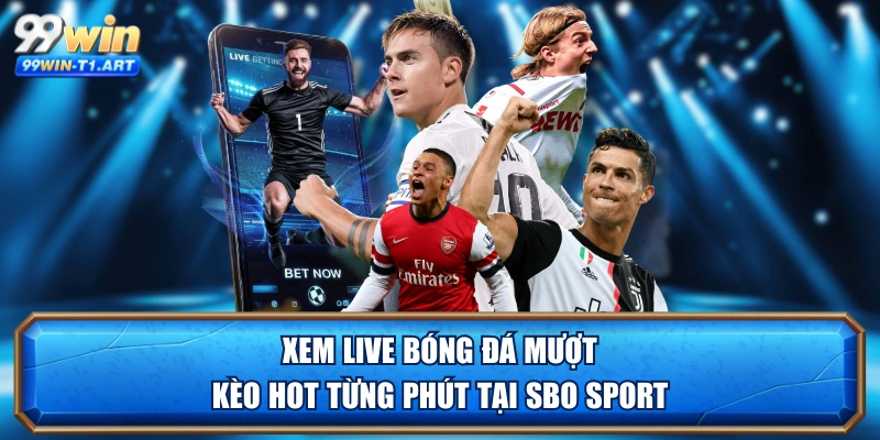 Xem live bóng đá mượt, kèo hot từng phút tại SBO Sport